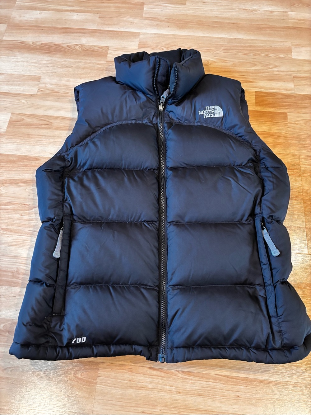 The North Face Black 700 Down Puffer Vest